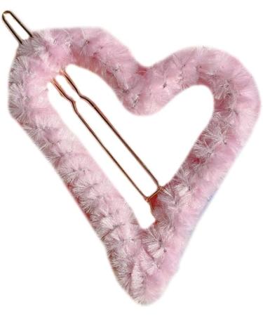 hgnxa Aesthetic Hair Clip Lovely Spring Hairpins Multi-shape Hairpin Plush Hair Clip Candy Color for Teenagers Woman - Buy Online on GoSupps.com