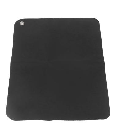 Soft breathable grounding mat for relieving the decompression with a grounded cable PU leather easy to clean 10.8 x 15.7 inches