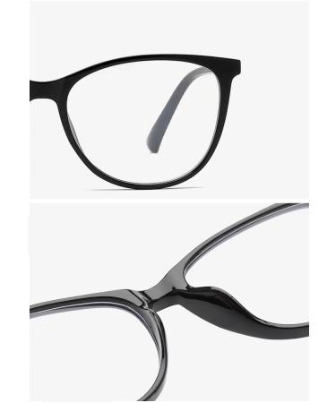Shop Sturdy Blue Light Blocking Reading Glasses | Large Clear Vision Flat Light Mirror +300 Gray - International Shipping Available - Buy Online on GoSupps.com