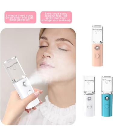 Dajidafu Plastic Facial Sprayer 250mAh Portable Cold Mist LED Face Humidifier Home Hotel Camping Nebulizer Skin Care Equipment - Buy Online on GoSupps.com