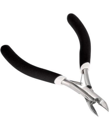 Nail Clippers for Ingrown or Thick Toenails Professional Stainless Steel Nail Cuticle Nipper Clipper Dead Skin Scissor Nail Manicure Tool for Large Nail Nipper for Seniors(Black) - Buy Online on GoSupps.com