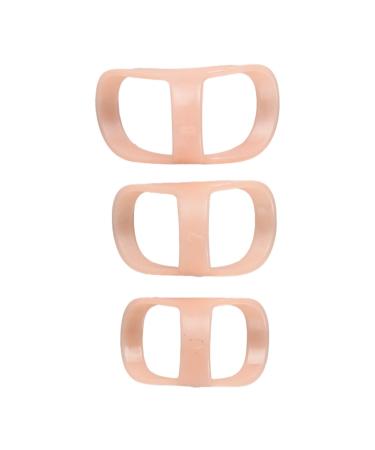 Oval Finger Splint 3PCS Finger Support Brace Finger Stabilizer Finger Splint for Arthritis Broken Bone - Sizes 6 7 8