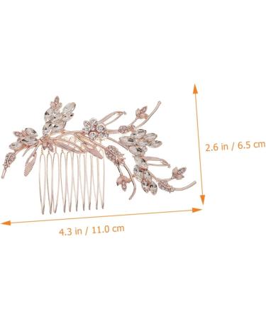 Beatifufu Bridal Comb Wedding Hair Comb Bridal Rhinestone Hair Comb Bridal Hair Comb Bride Hair Comb Bridesmaid Hair Comb Wedding Hair Accessory Crystal Hair Comb - Buy Online on GoSupps.com