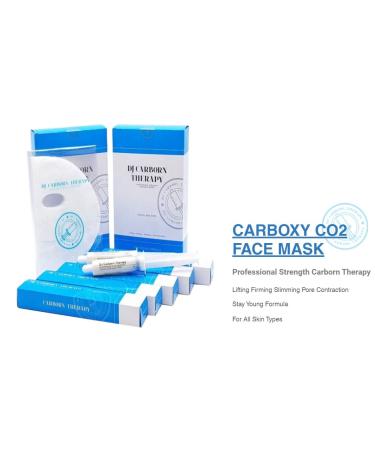 Carboxy CO2 Therapy Face & Neck Gel Mask - Pore Cleansing & Tightening for All Skin Types | 5 Applications - Buy Online on GoSupps.com