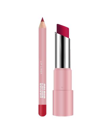 Moisturizing Lip Balm - Tinted Lipstick | Nourishing Matte Balm Non-Sticky Care for Chapped Lips for Women