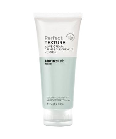 NatureLab Tokyo Perfect Texture Wave Cream: Heat and Color Protection  Conditioning Hair Cream to Define Natural Waves and Control Frizz I 4 FL OZ / 120ml