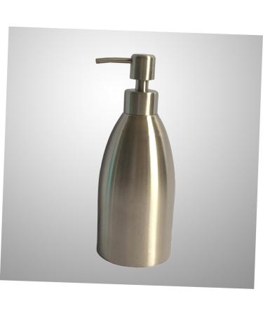 Zerodeko 3pcs 304 Liquid Containers Pump Liquid Soap Bottles Shampoo Bottle Stainless Steel Soap Dispenser Silverx3pcs mediumx3pcs - Buy Online on GoSupps.com
