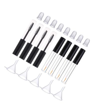 TOVINANNA 1 Set Empty Eyelashes Empty Lip Gloss Tubes Cosmetic Tubes Empty Eyeliner Tubes Eyelash Brush Tubes Empty Mascara Containers Mascara Brush Lip Gloss Tubes with Wand Mascara Tube