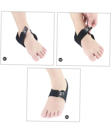 FOMIYES Heel Pads for Women - 3 Pairs Cushioned Heel Inserts & Cups for Comfort | Anti-Slip & Adjustable Black Heel Cushions - Buy Online on GoSupps.com