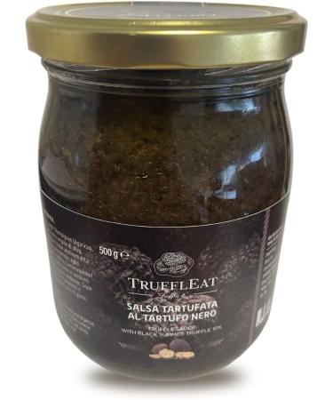  Truffleat Truffleat Truffle Sauce 500g Mushrooms and Black Truffle 10% Ready to use Mushroom-based Seasoning Mushrooms and Black Truffle Summer Mushroom and Truffle Sauce - Buy Online on GoSupps.com