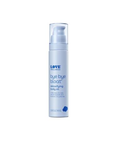 Love Wellness Bye Bye Bloat Detoxifying Body Oil | Skin Relief Massage Oil for Women | Supports Lymph Node Drainage and Skin Hydration | Reduce Swelling and Toxins | 100 mL