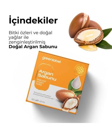 Buy Natural Argan Soap - Nourishing & Refreshing - 120g | International Shipping - Buy Online on GoSupps.com