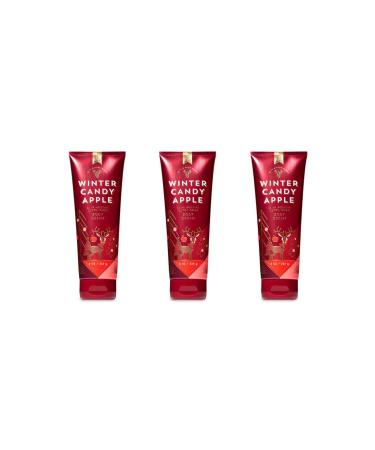 Bath & Body Works Winter Candy Apple Ultra Shea Body Cream - 2018 Edition - Lot of 3