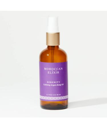 Serenity Calming Body Argan Oil For Women | Provides Aromatherapy to Soothe Ground and restore inner peace | Promoting Relaxation Tranquility Natural & Paraben Free 1.7 oz