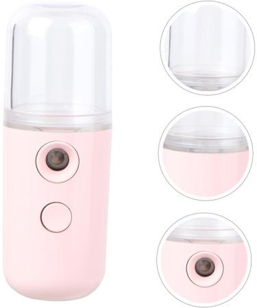 FRCOLOR 1pc Usb Humidifier Women Steamer Plastic Facial Face Charging Sprayer Durable 14.5X4CM Pink - Buy Online on GoSupps.com