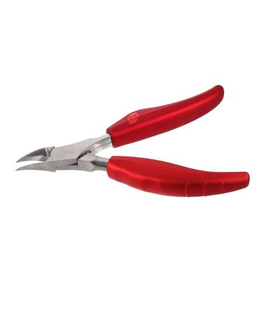 MERRYHAPY Hawk Mouth Pliers Toenail Clipper Nail Pedicure Thick Nail Clipper Nail para Manicure Heavy Cutting 430 Stainless Steel Red Tool