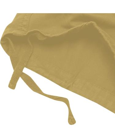 Men's Summer Cargo Pants - Haiorziyou Straight Fit Work Trousers | 6 Pocket Jogging Shorts Streetwear Knee Length Sweatpants | XL Khaki - Buy Online on GoSupps.com