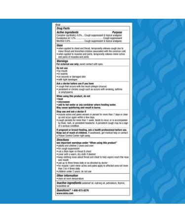 Vicks Vaporub 3.53 oz - Special Pack of 5 | Fast Relief and Comfort - Buy Online on GoSupps.com