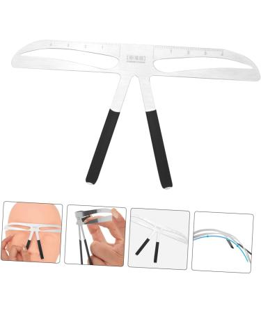 Hemoton Portable Eyebrows Ruler Eyebrow Metal Ruler Eyebrow Tattooing Ruler Balance Stainless Steel - Buy Online on GoSupps.com