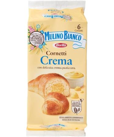  Italian Gourmet E.R. Mulino Bianco Cornetti Croissants 300 g Pack of 6 Crack Brioche Cream No Additives or Preservatives - Buy Online on GoSupps.com
