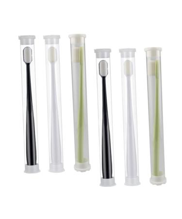 Minkissy nano toothbrushes for pregnant women dental floss toothbrushes women's tools micro-nano toothbrush organic oral care tool manual Japanese abdominal muscle handle 12 pieces