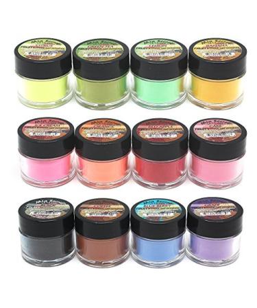 Mia Secret Fruity Collection Nail Acrylic Powder Set of 12 - Vibrant Colors for Stunning Nail Designs - Buy Online on GoSupps.com