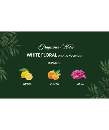 HERBARIA White Floral Body Oil 100ml | 100% Sustainable Vegan Luxury | Enriched with Grapeseed Pomegranate Avocado Argan & Baobab Oils | All Season Use - Buy Online on GoSupps.com