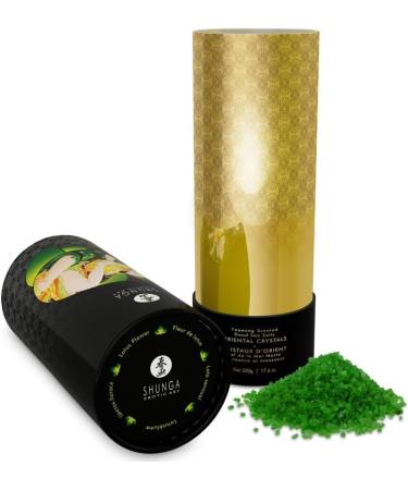 Shunga Organic Lotus Flower Foaming Bath Salt - 500g - Buy Online on GoSupps.com