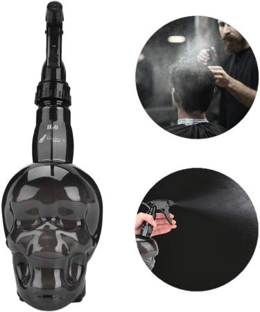 Uxsiya 250ml Skull-shaped Barber Spray Bottle Hair Mist Sprayer Fine Mist Water Sprayer for Hairdressing(Black) - Buy Online on GoSupps.com
