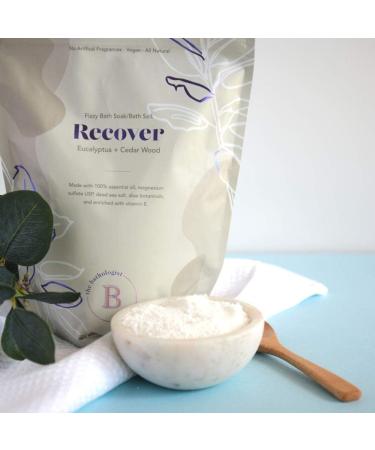 Recover Eucalyptus + Cedarwood Vegan Fizzy Bath Soak 2lb Bag - All Natural & Cruelty-Free | Ideal for 10+ Baths - Buy Online on GoSupps.com