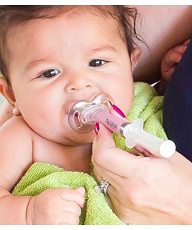 Pacidose Pacifier Medicine Dispenser with Oral Syringe for Newborns 0-6 Months - Buy Online on GoSupps.com
