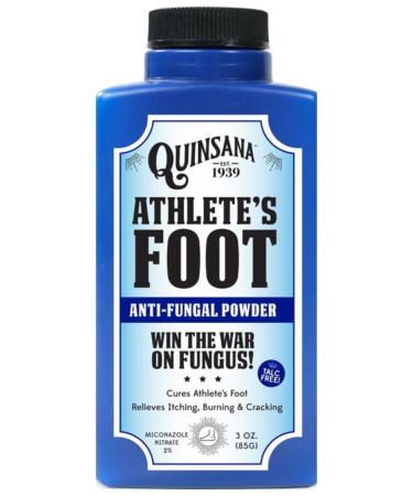Vitonus Quinsana Athlete's Foot Powder 3-Ounce Bottle (1)