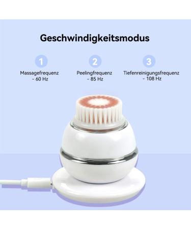 Latest Waterproof Electric Face Brush - 3 Brush Heads Fast Drying Storage UV-C Sanitizing Wireless Charging | All Skin Types - Buy Online on GoSupps.com