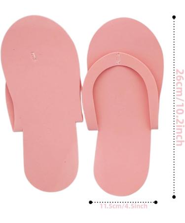 Nessbabus 6 Pairs Pedicure Slippers Disposable Flip Flops Disposable Foam Pedicure Slippers for Salon Nail Foot Spa Random Color - Buy Online on GoSupps.com