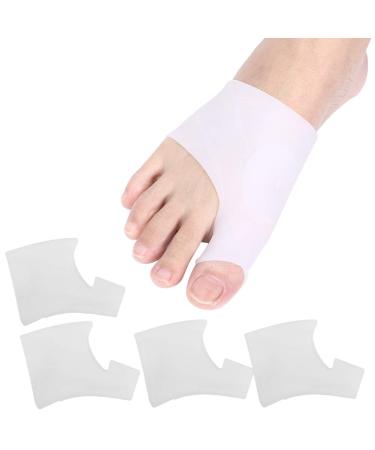 Schellen 2 Pairs Bunion Corrector for Women and Men - Pain Relief Silicone Splint and Sleeve (White) - Buy Online on GoSupps.com