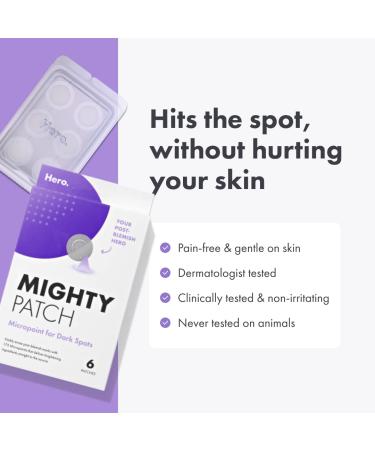 Hero Cosmetics Mighty Patch Micropoint for Dark Spots - 6 Patches | Targeted Spot Treatment - Buy Online on GoSupps.com