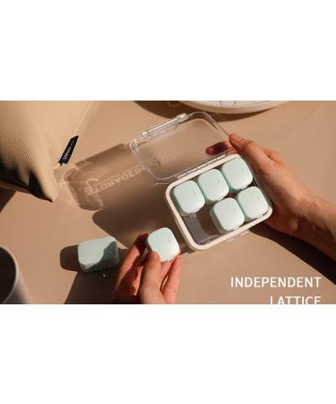 Buy WOWHOUSE Weekly Pill Organizer Set - 10 Small Pill Boxes for Easy Daily Medication Management - Free Combination Use - Beige - International Shipping Available - Buy Online on GoSupps.com