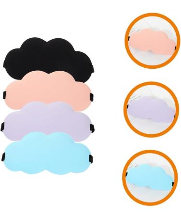 Shop Minkissy 4pcs 3D Sleeping Eye Masks for Women | Travel Blindfold Sleep Mask - Comfort & Safety - Buy Online on GoSupps.com