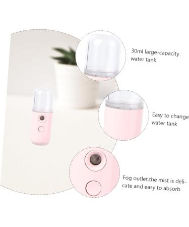 AUTSUPPL 1pc Portable Humidifier Mini Facial Mister Humidifiers with Essential Oils Mist Sprayer Pink Plastic - Buy Online on GoSupps.com