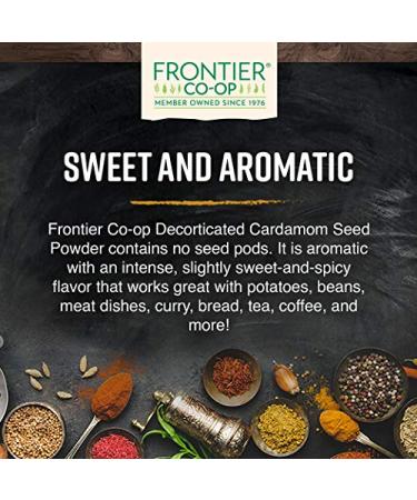 Frontier Co-op Decorticated Cardamom Seed Powder | 1 lb Bulk, Kosher | Elettaria Cardamomum - Buy Online on GoSupps.com