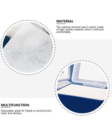 Lurrose 1000 Pieces Cotton Pads - Disposable & Reusable Make-Up Remover Hygiene Towels Fleece Eye Cake Towel for Smooth Skin Care - International Shipping Available - Buy Online on GoSupps.com