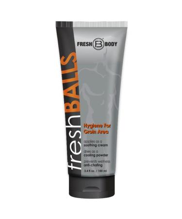 Fresh Body FB Male Female Bundle - Fresh Balls 3.4 oz Anti-Chafing Cream for Men + Fresh Breasts 3.4 oz Soothing Lotion for Women - Buy Online on GoSupps.com