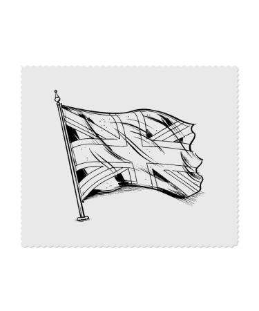 2 x 'British Flag' Microfiber Lens/Eyeglass Cleaning Cloths (LC00020968)