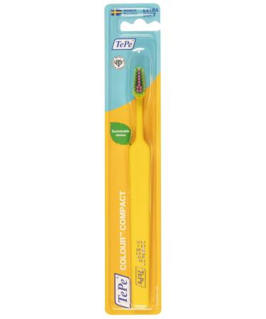TePe ColourTM Compact X-Soft Yellow Yellow 1 piece (1 pack)