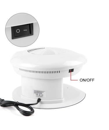 Manicure Dryer - Hot & Cold Air Nail Drying Fan | Warm Cool Nail Tool (White01) - Fast International Shipping - Buy Online on GoSupps.com