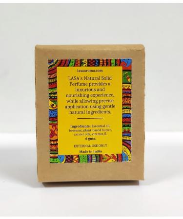 ANANYA FASHION & CRAFTS HUB Vanilla Natural Solid Perfume Beeswax Long Lasting Body Fragrance Balm Solid State Eau De Perfum in Wooden Jar 6 gm - Buy Online on GoSupps.com