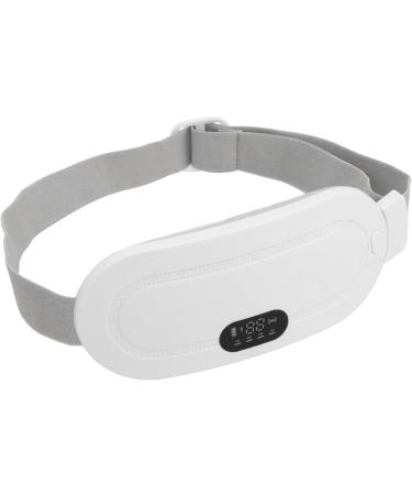 KKPLZZ Portable Heating Pillow for Women Adjustable Quick Heating Menstrual Belly & Back Pain Relief Massage Essential Cramp Support White - Buy Online on GoSupps.com