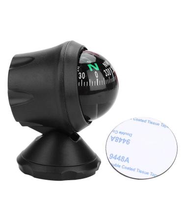 Windshield Compass, Electronic Adjustable Military Marine Night Vision Compass Ball for Car Sea Marine Boat Car Compass Dashboard - Buy Online on GoSupps.com
