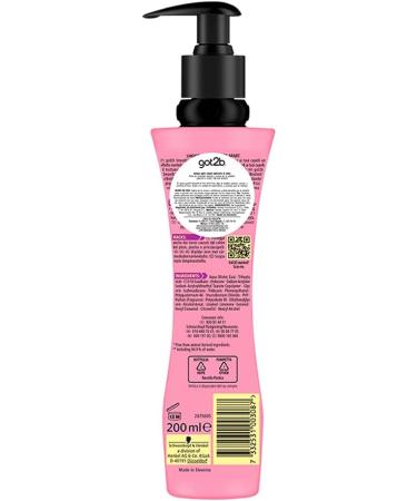  Schwarzkopf Schwarzkopf Got2B Smooth'n Chic Anti-Crepe Lotion Modelling and Smoothing Thermoprotective with Gloss Finish for Soft Hair 200 ml Format - Buy Online on GoSupps.com