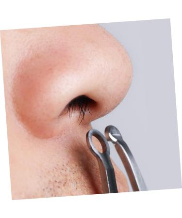 Ipetboom Stainless Steel Nose Hair Clip & Scissors Set | Portable Nasal Hair Trimmer & Facial Razors for Men & Women - Yellow 9.8x2.9cm - Buy Online on GoSupps.com